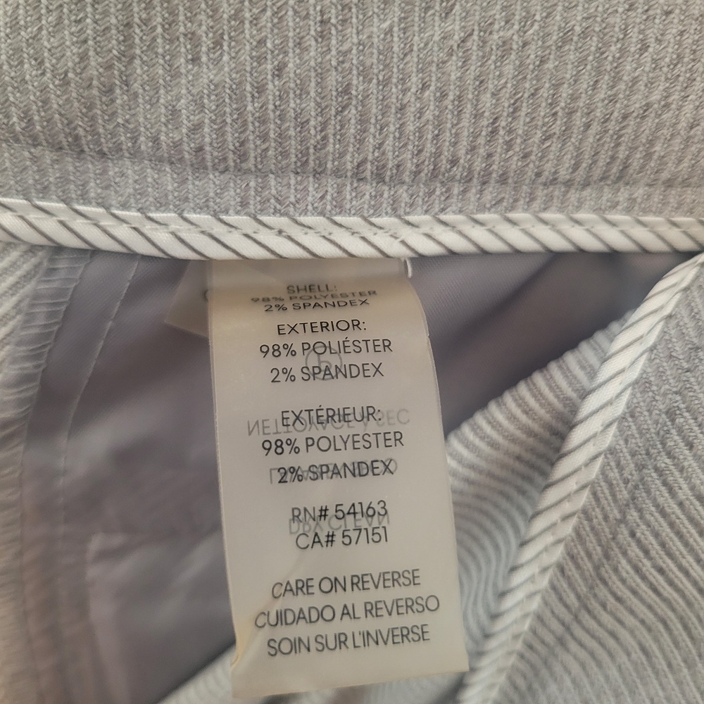 Calvin Klein Women's Soft Gray Trousers - Picture 6 of 7